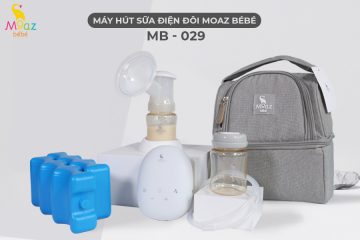 Máy hút sữa điện đôi Moaz BéBé
