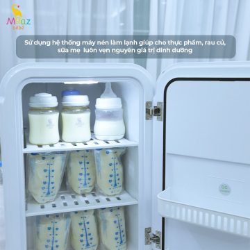 Tủ lạnh nhỏ giúp bố mẹ tiết kiệm không gian và chi phí