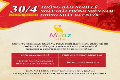 Thông báo nghỉ lễ