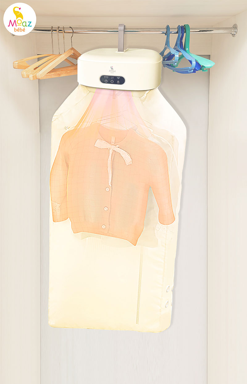 Hình ảnh sản phẩm máy sấy quần áo cho bé gắn đèn Led tiệt trùng 
