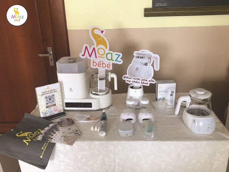 Trải nghiệm sản phẩm chăm sóc bé của Moaz Bé Bé 