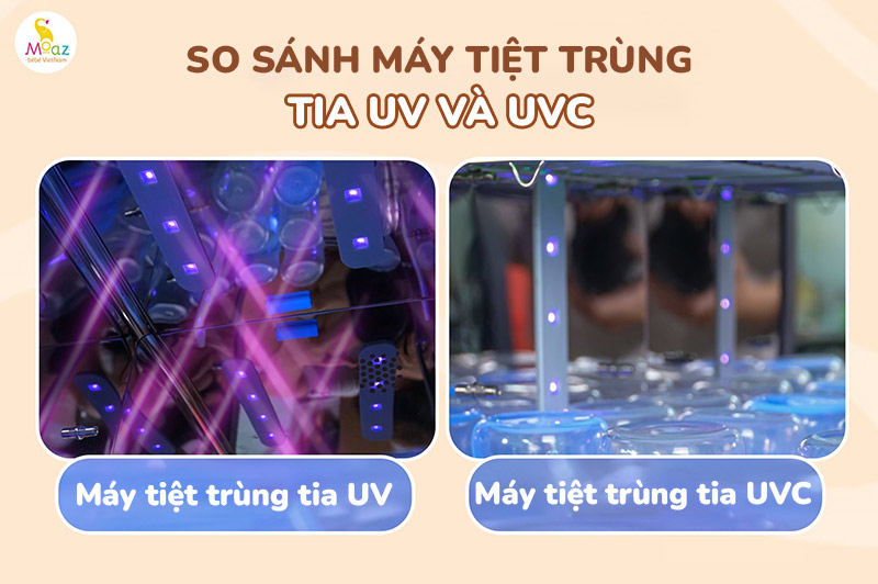 Sự khác biệt giữa máy tiệt trùng sấy khô tia UV và UVC