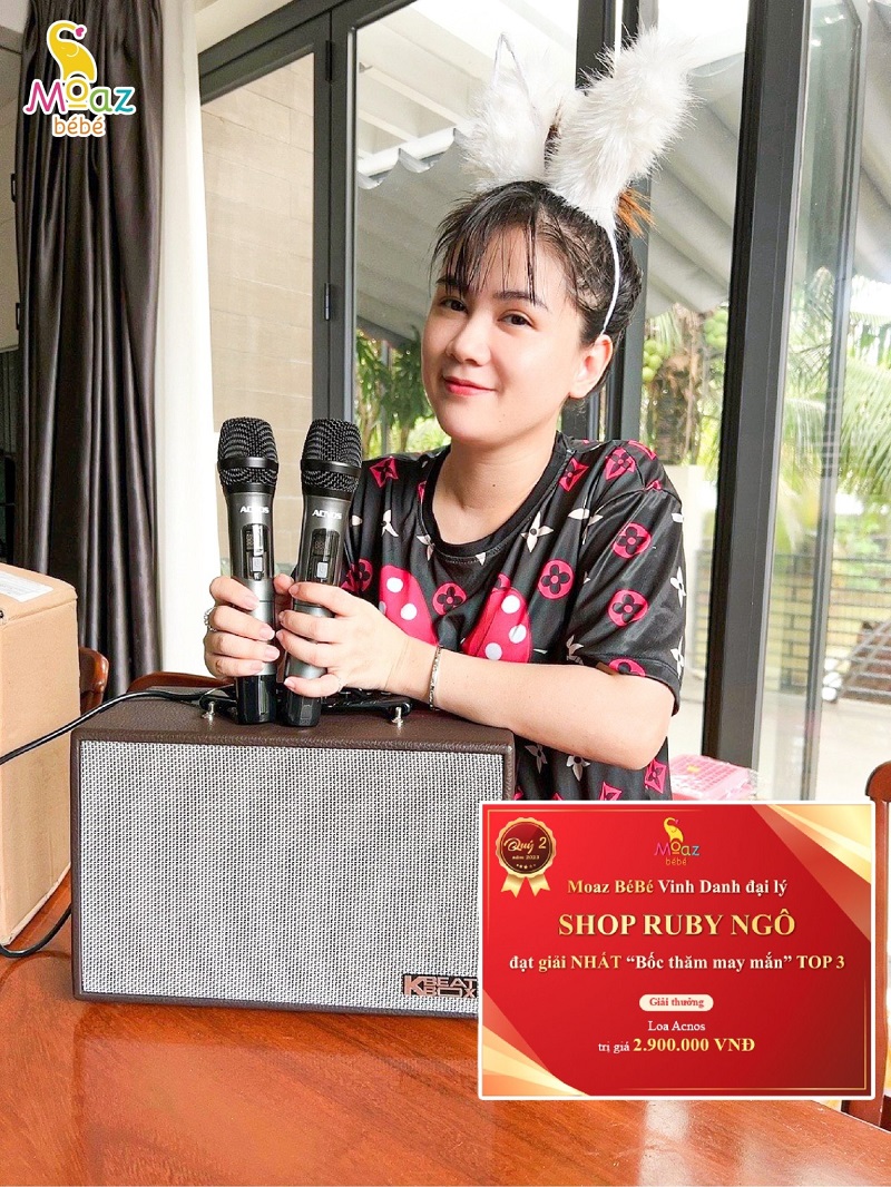 Đại lý Ruby Ngô trúng giải nhất top 3 bốc thăm may mắn
