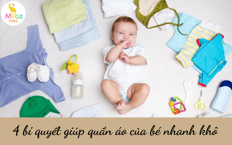 bí quyết giặt quần áo khô nhanh