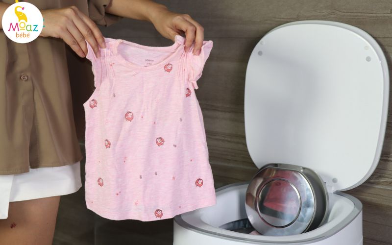 Chế độ sấy linh hoạt giúp giặt quần áo cho bé khô sau 4 giờ