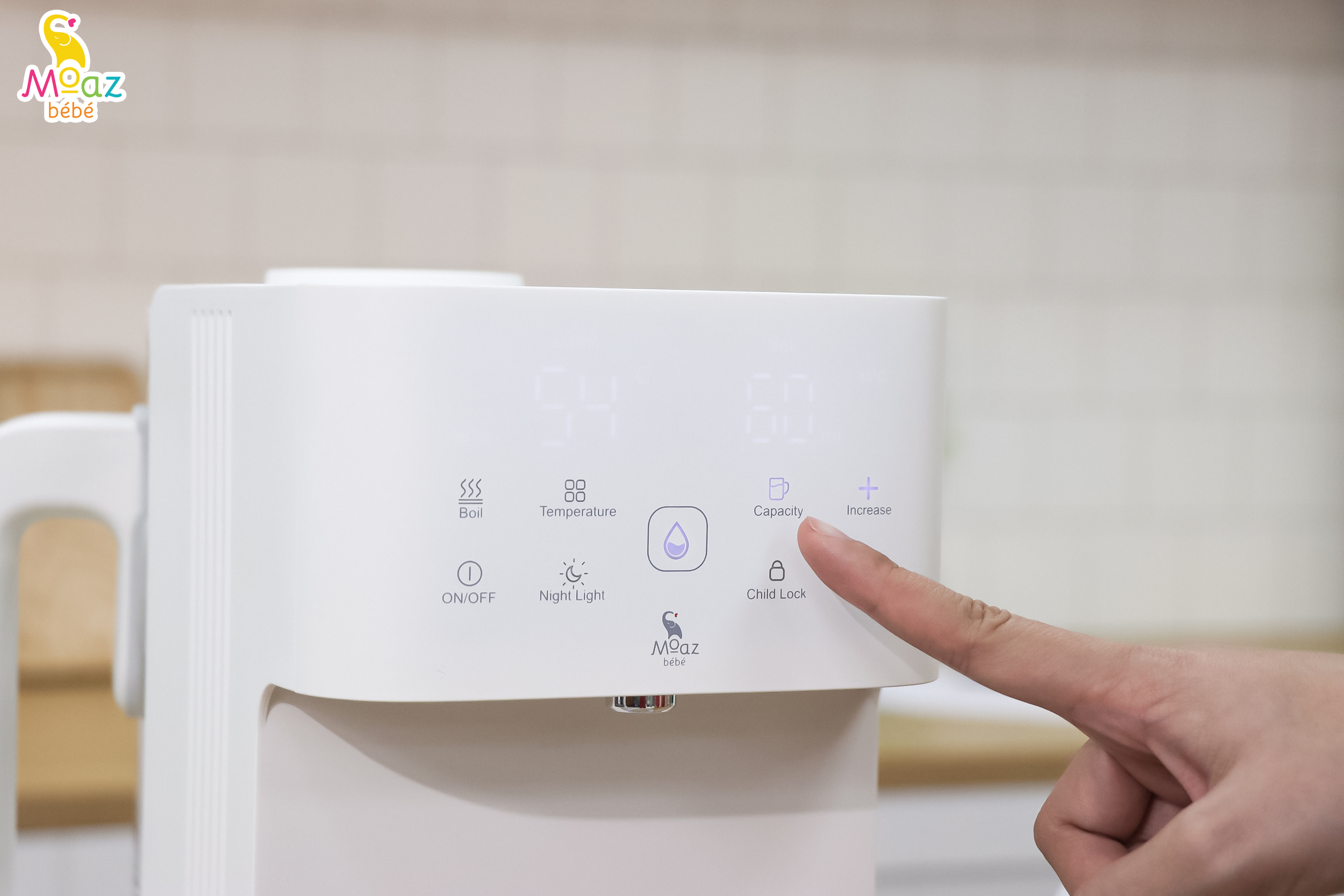 Bình thủy điện giữ nhiệt thông minh Moaz BéBé MB - 071 4 7