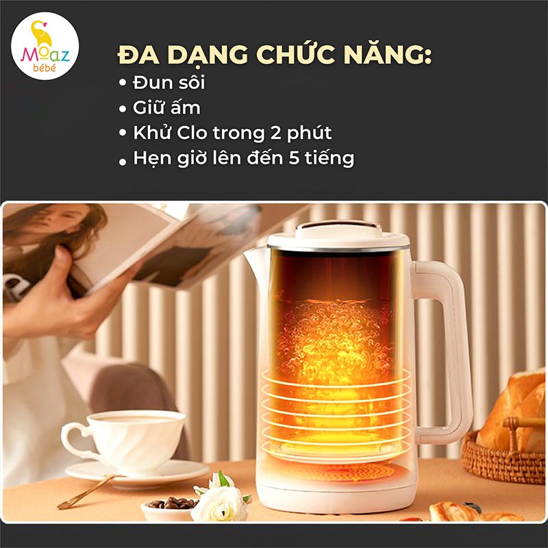 công dụng bình đun nước giữ nhiệt mb070