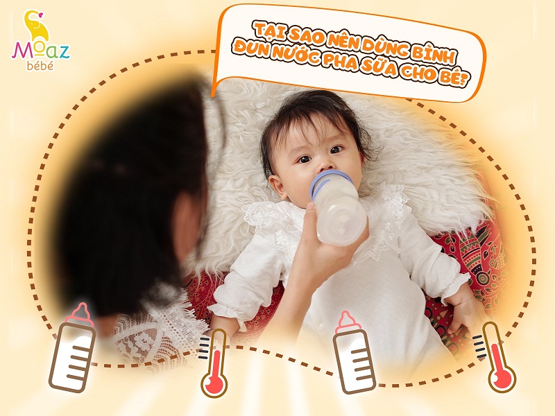 Tại sao nên dùng bình đun nước pha sữa cho con