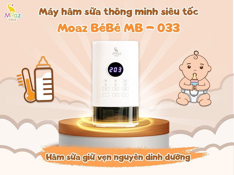Máy hâm sữa thông minh siêu tốc MB - 033