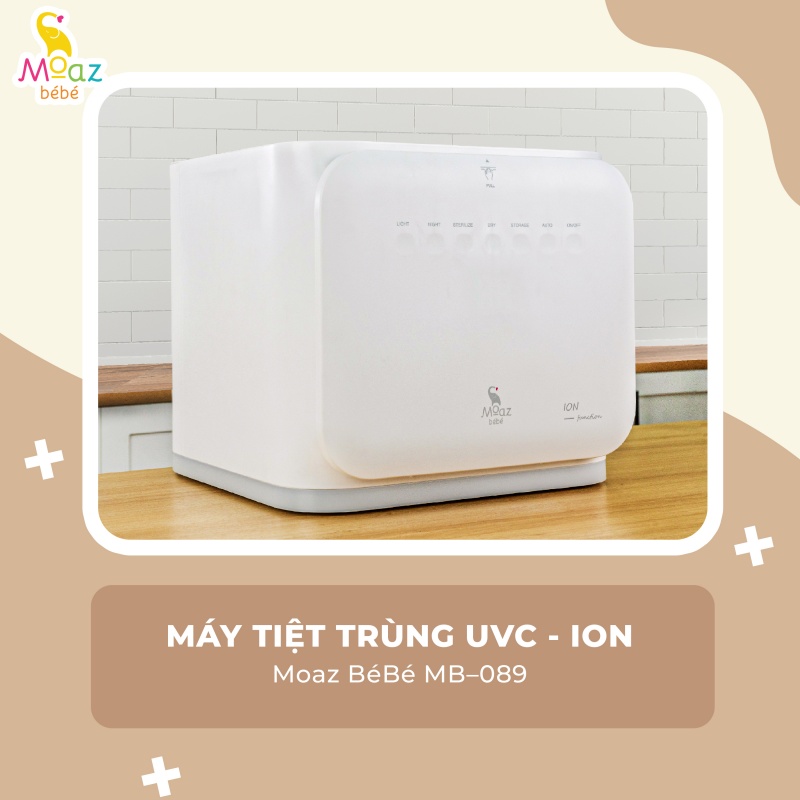 Máy tiệt trùng sấy khô bình sữa bằng tia UVC-ION Moaz BéBé MB – 089 