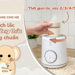 cách lắc sữa công thức đúng chuẩn