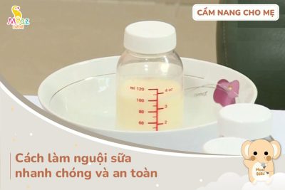 cách làm nguội sữa nhanh