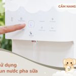 cách sử dụng máy đun nước pha sữa