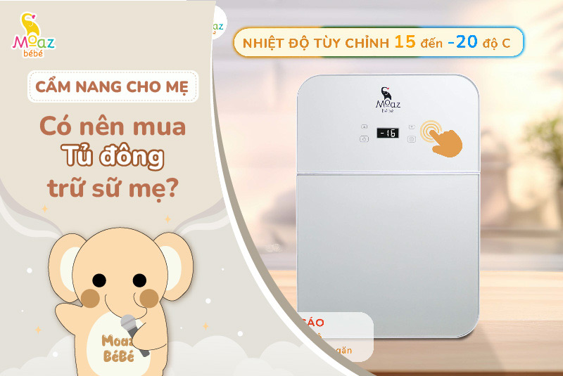 có nên mua tủ đông trữ sữa mẹ