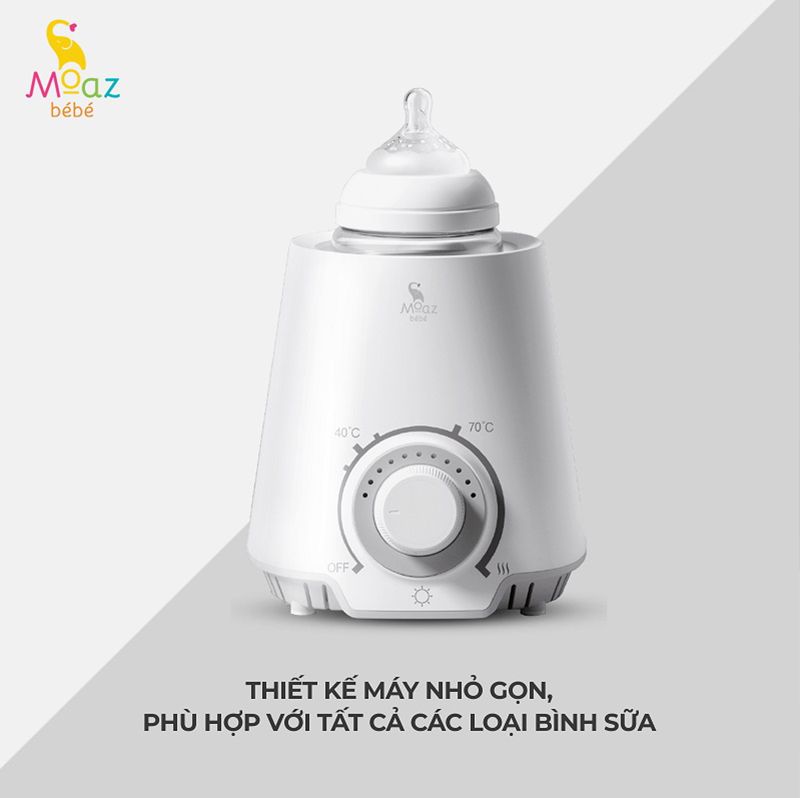 hâm sữa theo hướng dẫn của nhà sản xuất