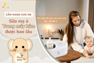 sữa mẹ ủ trong máy hâm được bao lâu