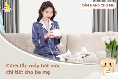 cách lắp máy hút sữa