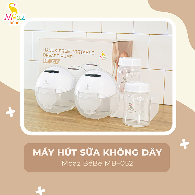 Sản phẩm máy hút sữa không dây Moaz BéBé MB – 052