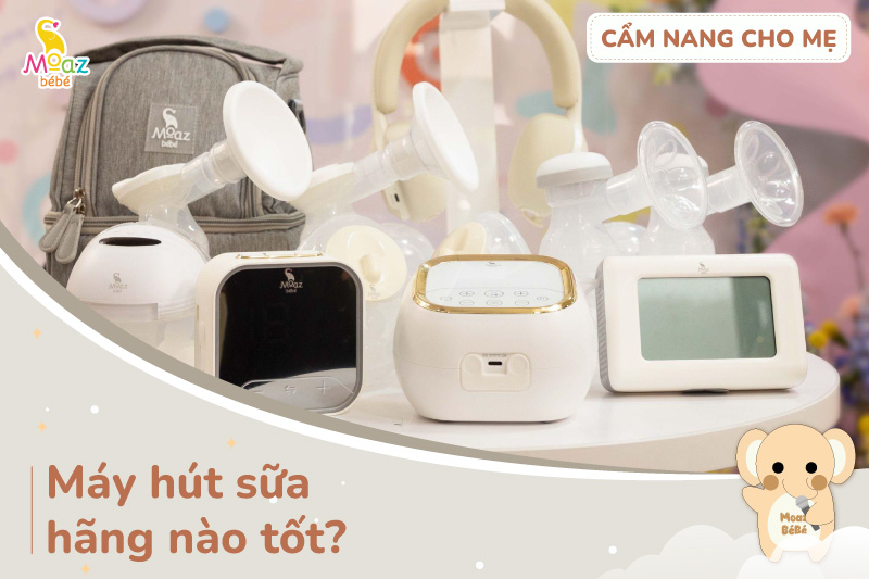 thương hiệu máy hút sữa moaz bebe được nhiều mẹ lựa chọn