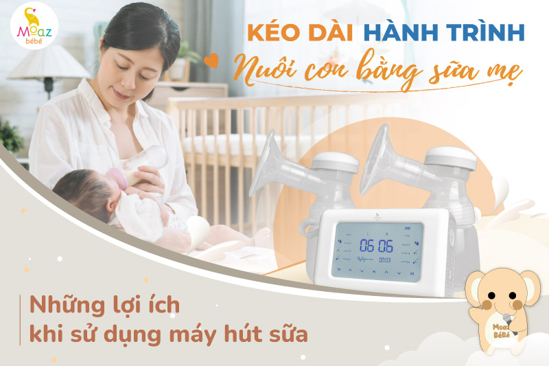 Những lợi ích của việc dùng máy hút sữa