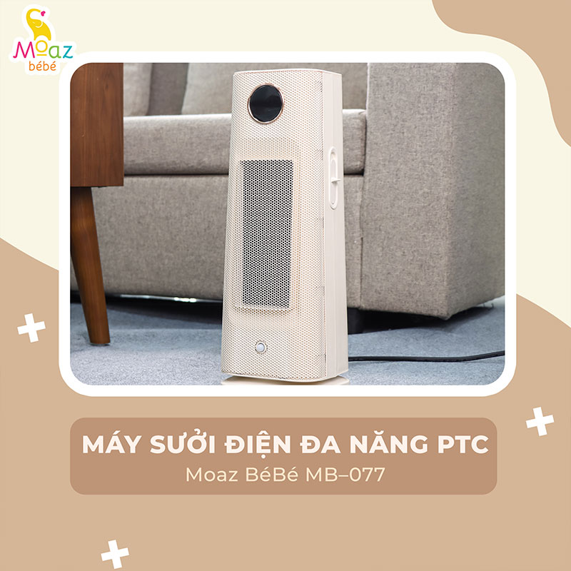 Máy sưởi điện đa năng PTC Moaz BéBé MB – 077