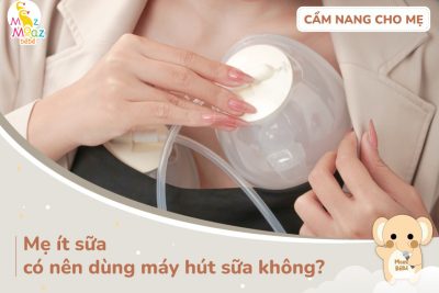 Mẹ ít sữa có nên dùng máy hút sữa không?