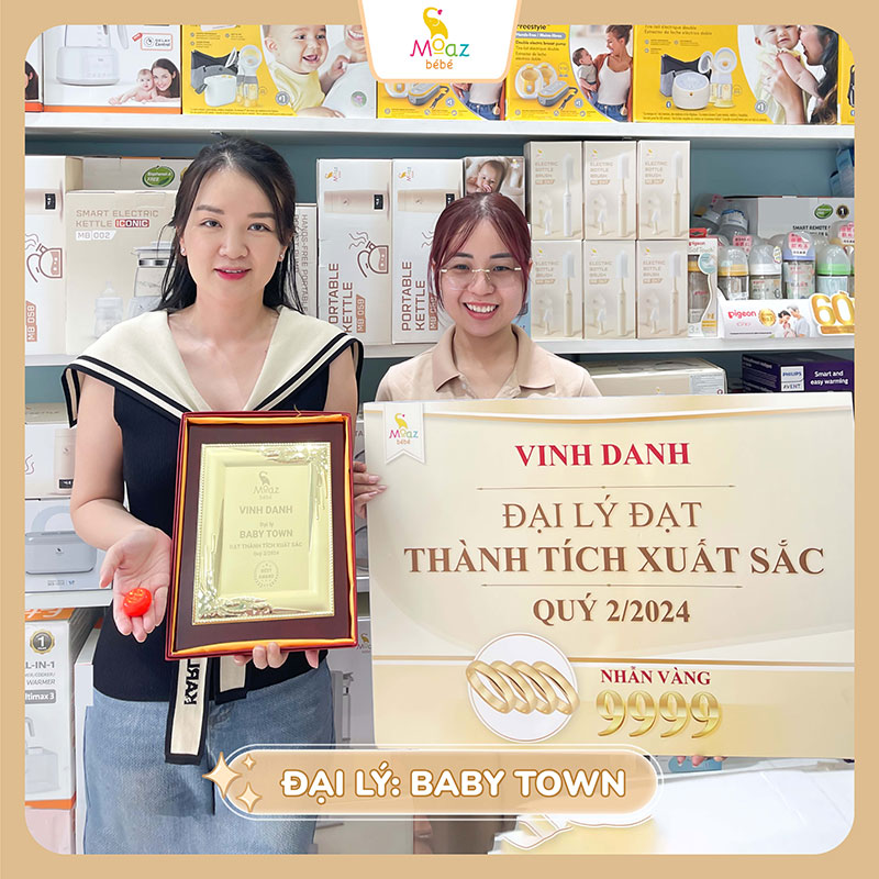 vinh danh dai ly moaz bebe quy 2 baby town