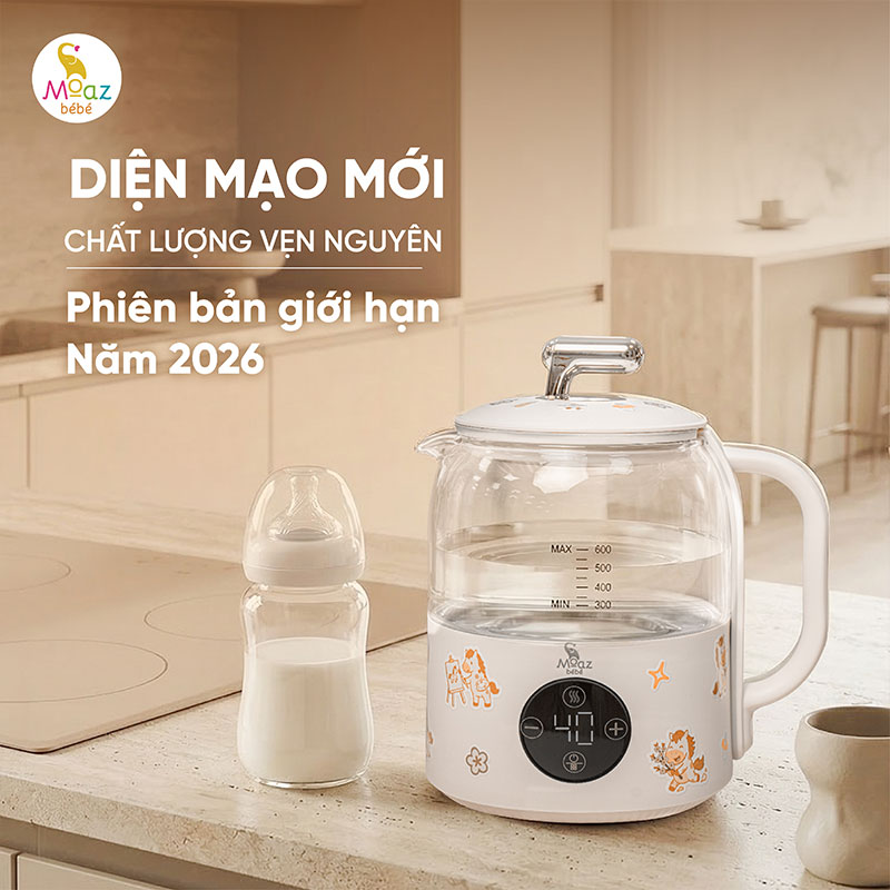 Bình đun nước mini Moaz BéBé MB - 099 1 bình đun nước mini mb099