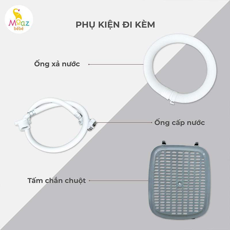 Những lưu ý quan trọng khi lắp đặt và sử dụng máy giặt mini Moaz BéBé