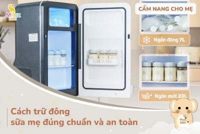 Cách trữ đông sữa mẹ trong tủ đông