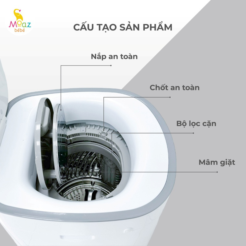 Cách chọn máy giặt mini có sấy khô cho bé