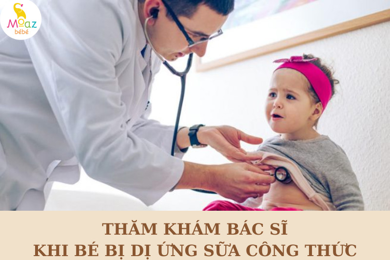 Cách xử lý khi bé bị dị ứng sữa tốt nhất 