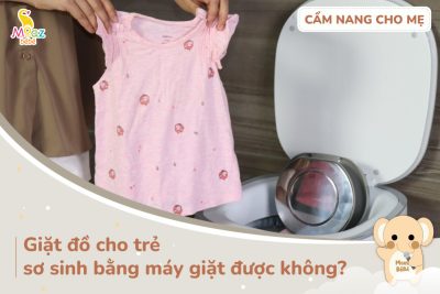 Có nên giặt đồ cho trẻ sơ sinh bằng máy giặt?