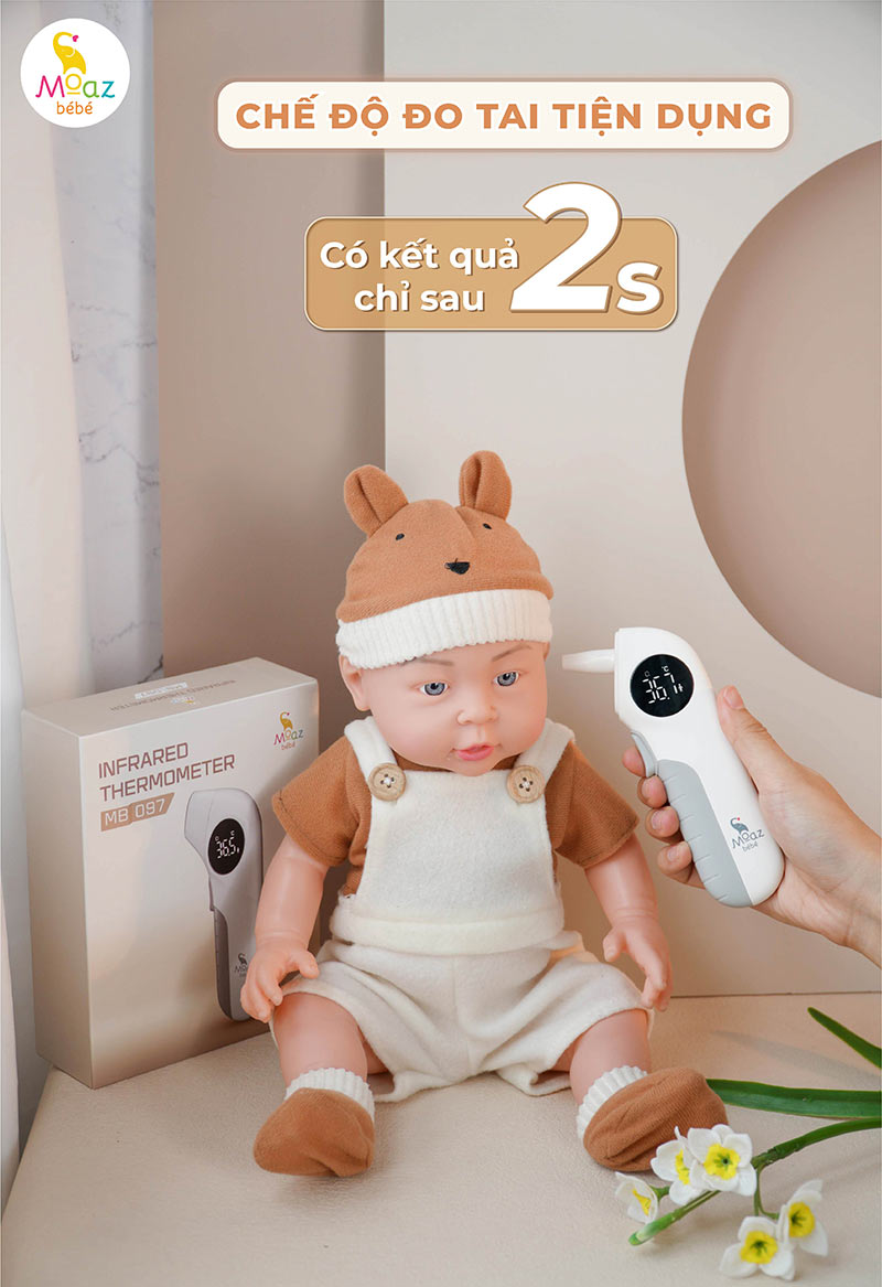 Nhiệt kế hồng ngoại Moaz BeBe MB097