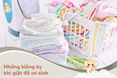 những kiêng kỵ khi giặt đồ sơ sinh