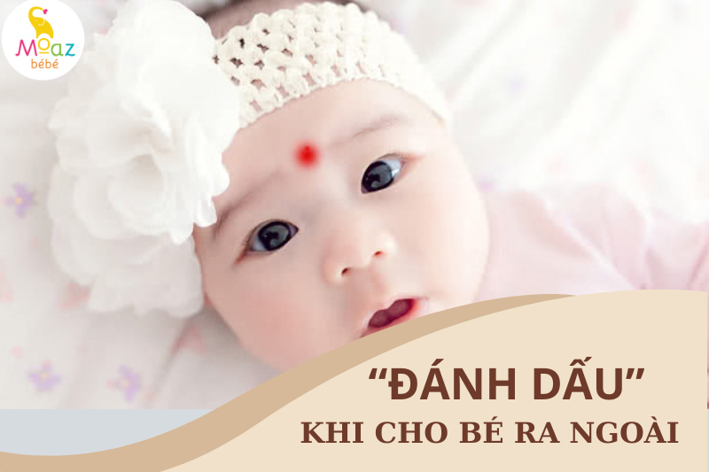 Kiêng cho con khi đi ra ngoài bằng cách “đánh dấu”