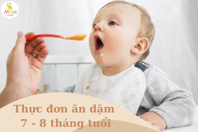 Thực đơn ăn dặm kiểu nhật giai đoạn từ 7 - 8 tháng tuổi