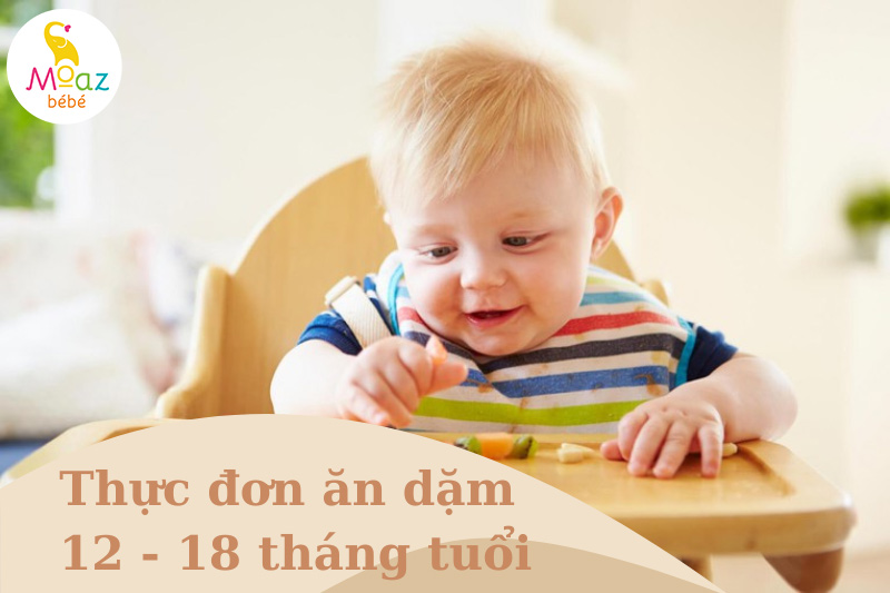 Thực đơn ăn dặm kiểu nhật giai đoạn từ 12 - 18 tháng tuổi