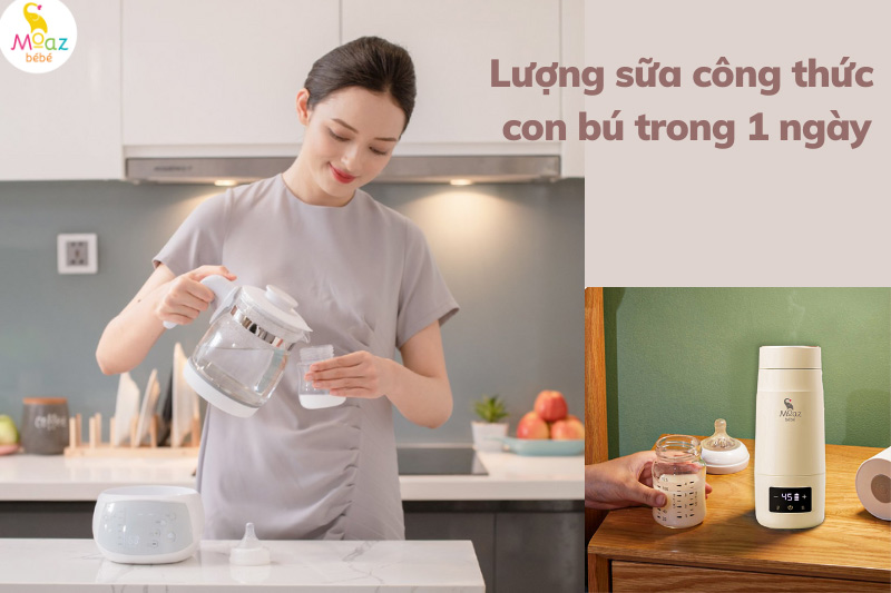 Trẻ sơ sinh bú bao nhiêu ml sữa công thức một ngày là đủ?