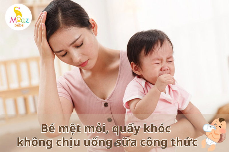 nguyên nhân bé không chịu ống sữa công thức