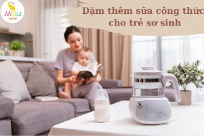 cách dặm thêm sữa công thức cho trẻ sơ sinh