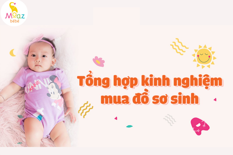 danh sách đồ sơ sinh cần chuẩn bị