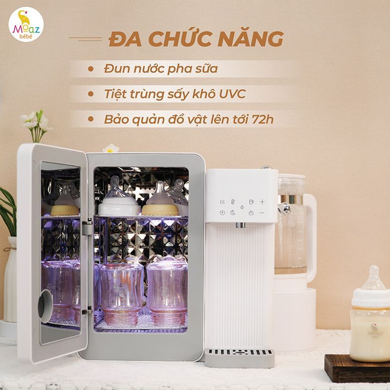 ưu điểm máy tiệt trùng và đun nước mb104