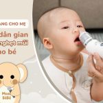 mẹo dân gian chữa nghẹt mũi cho trẻ sơ sinh