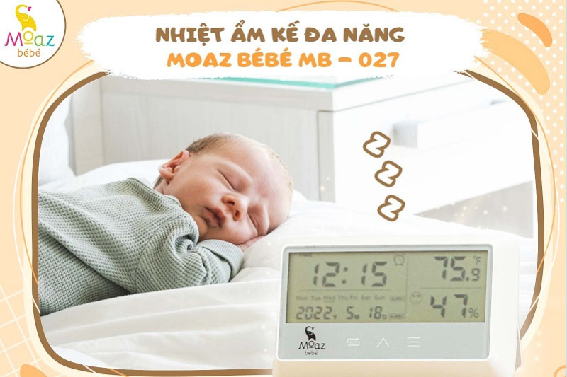 Cách đo nhiệt độ, độ ẩm phòng cho trẻ sơ sinh chính xác