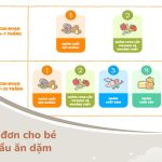 thực đơn cho bé bắt đầu ăn dặm