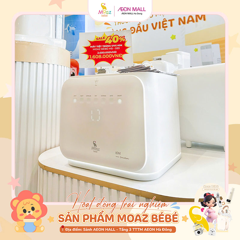 trai nghiem san pham moaz bebe tai aeon ha dong 1