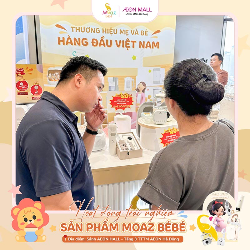 trai nghiem san pham moaz bebe tai aeon ha dong 8