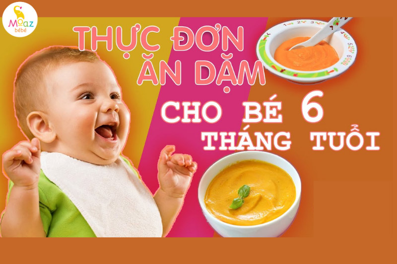 một số thực đơn ăn dặm giúp bé hấp thu nhiều dưỡng chất, kích thích bé ăn ngon miệng