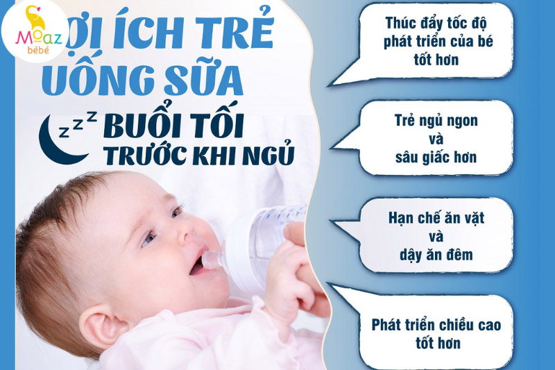 Mẹ nên làm gì khi trẻ vẫn muốn uống sữa đêm?